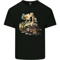 Locomotive Watercolour Trainspotter Trains Mens Cotton T-Shirt Tee Top