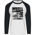 Cafe Racer Biker Motorcycle Motorbike Mens L/S Baseball T-Shirt