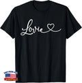Lovie Grandma T-Shirt Womens Christmas Mother's Day Birthday New Grandma Gift Image 1 of 4