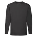Fruit of the Loom Valueweight Long Sleeve T-Shirt Crew Neck - 8 Colours - S-5XL