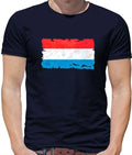 Luxembourg Grunge Flag Style - T-Shirt - Country Love Live City