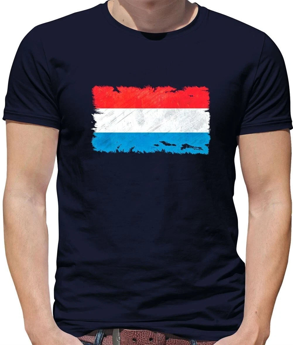 Luxembourg Grunge Flag Style - T-Shirt - Country Love Live City