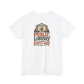 PUBLIC LIBRARY STATE OF MIND Back Print Heavy Cotton Graphic T-Shirt book lovers