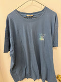 Simply Southern Men’s 2XL Blue Salty Waters Fishing Boat Double-Sided Tee