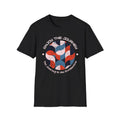 Enjoy the Journey graphic T-Shirt | Retro Abstract Wave Pattern