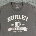 Port & Company T-Shirt Mens Size L Gray Hurley Bar Grill Beer Graphic Crewneck