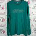 Old Navy long sleeve top graphic soft washed Teal California Long Sleeve Tee