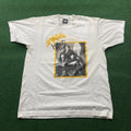 Vintage Brass Kitten Shirt Mens L White 90S Glam Band Music Tour Tee USA 1990