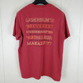 Eddie Bauer Shirt Men Extra Large Red Graphic Crew Neck Short Sleeve Outdoor