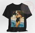 Claudia Schiffer T-Shirt ♡ 1989 Palm Beach Colony ✩ Icon 90's Supermodel! Retro!