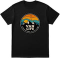 Van Life T-Shirt – Unisex Black Adventure Tee for Outdoor Lovers Image 1 of 4