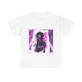 Cyberpunk Anime Girl Tee | Neon Aesthetic, Japanese Text