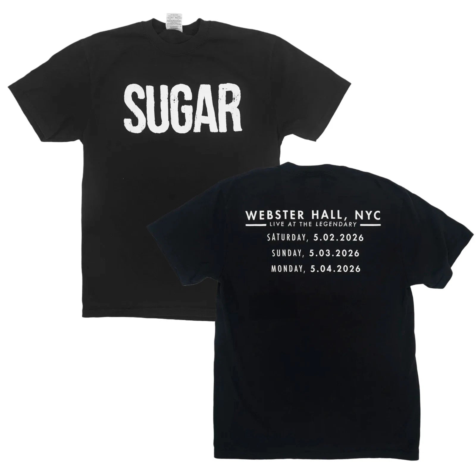 Sugar Band Webster Hall NYC May 2 T-shirt