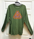 Vintage Y2K NEFF “The NEFF Company” Graphic Long Sleeve Tee – Olive Green – XL