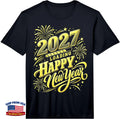 Men's 2027 Loading Happy New Year Fireworks Countdown Performance T-Shirt