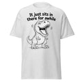 It's just sits in there - Funny  Unisex classic tee