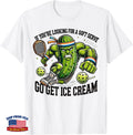Funny Pickleball Pun with a Pickle Playing Pickle Ball Lover T-Shirt