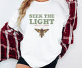 Dark Academia Shirt - Seek the Light Even If It Burns Comfort Colors Unisex Tee Image 1 of 4