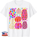 Colorful Pumpkins Pumpkin Patch Boho Fall Autumn Tee