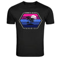 Summer Beach Paradise Retro Sunset Graphic T-Shirt