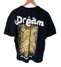 Streetwear Graphic Tee Dream Back Print Black Shirt Grunge Gothic Unisex M