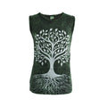 Tree of Life Vest Top Fair Trade Hippy S M L XL Ethnic Ethical Boho Festival