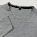 Public Rec Mens Long Sleeve Tee Large Pima Cotton Lyocell Heather Grey EUC
