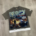 RoughPlay Washed Grey Vintage Retro T-Shirt