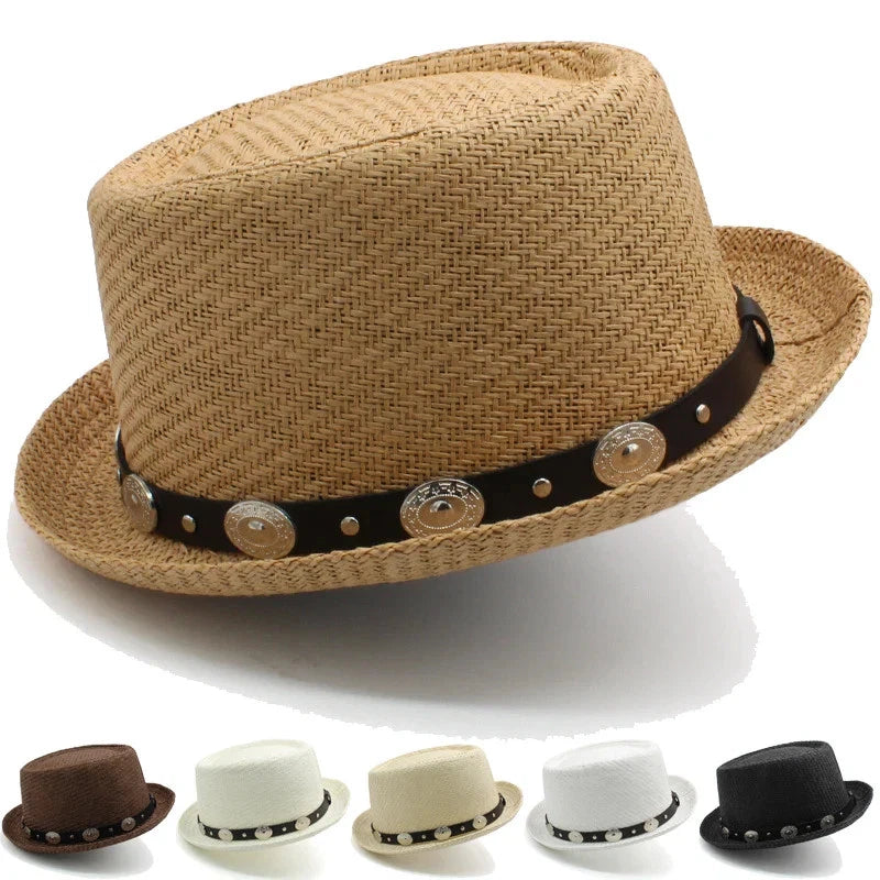 new Classic Pork Pie Straw Hat – Timeless Style Meets Summer Comfort