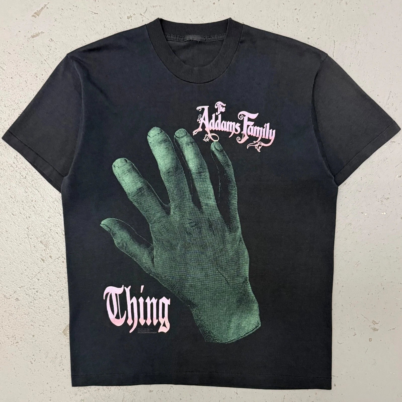 Vintage 1992 The Addams Family Thing Rare Comedy Movie Promo T Shirt Large