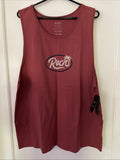 New RVCA Designer Tank Top Gym Workout Running Street Style Men's Shirt Size XL
