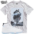 Shirt To Match 11 Blue Unisex Tee Sneaker Shirt Cool Shirt Sneaker Tee Outfit