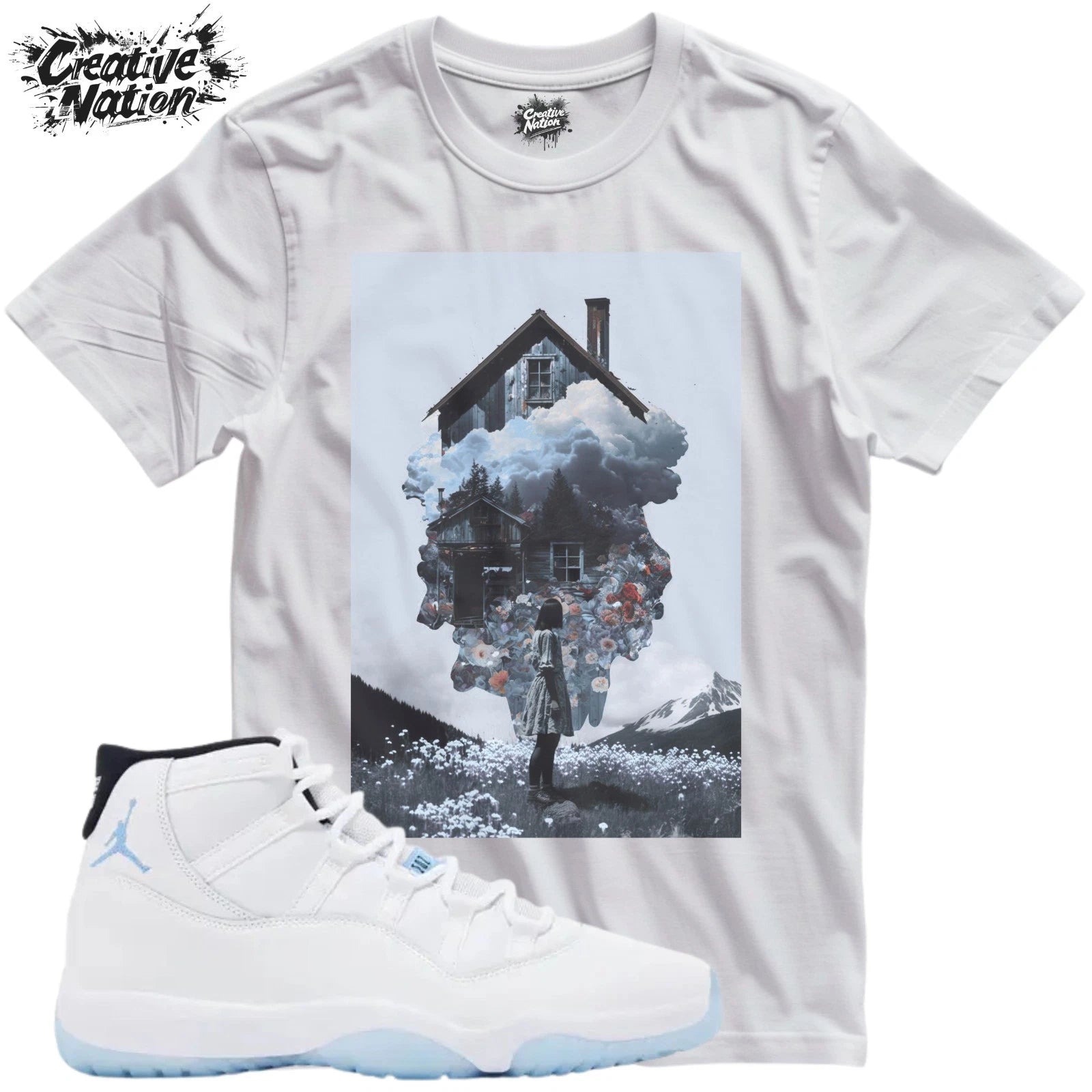 Shirt To Match 11 Blue Unisex Tee Sneaker Shirt Cool Shirt Sneaker Tee Outfit