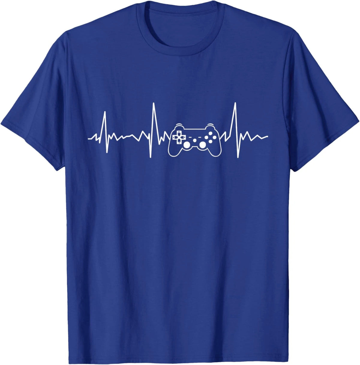 Gamer Heartbeat Funny Video Game Gift for Gamer Unisex T-Shirt Image 1 of 4