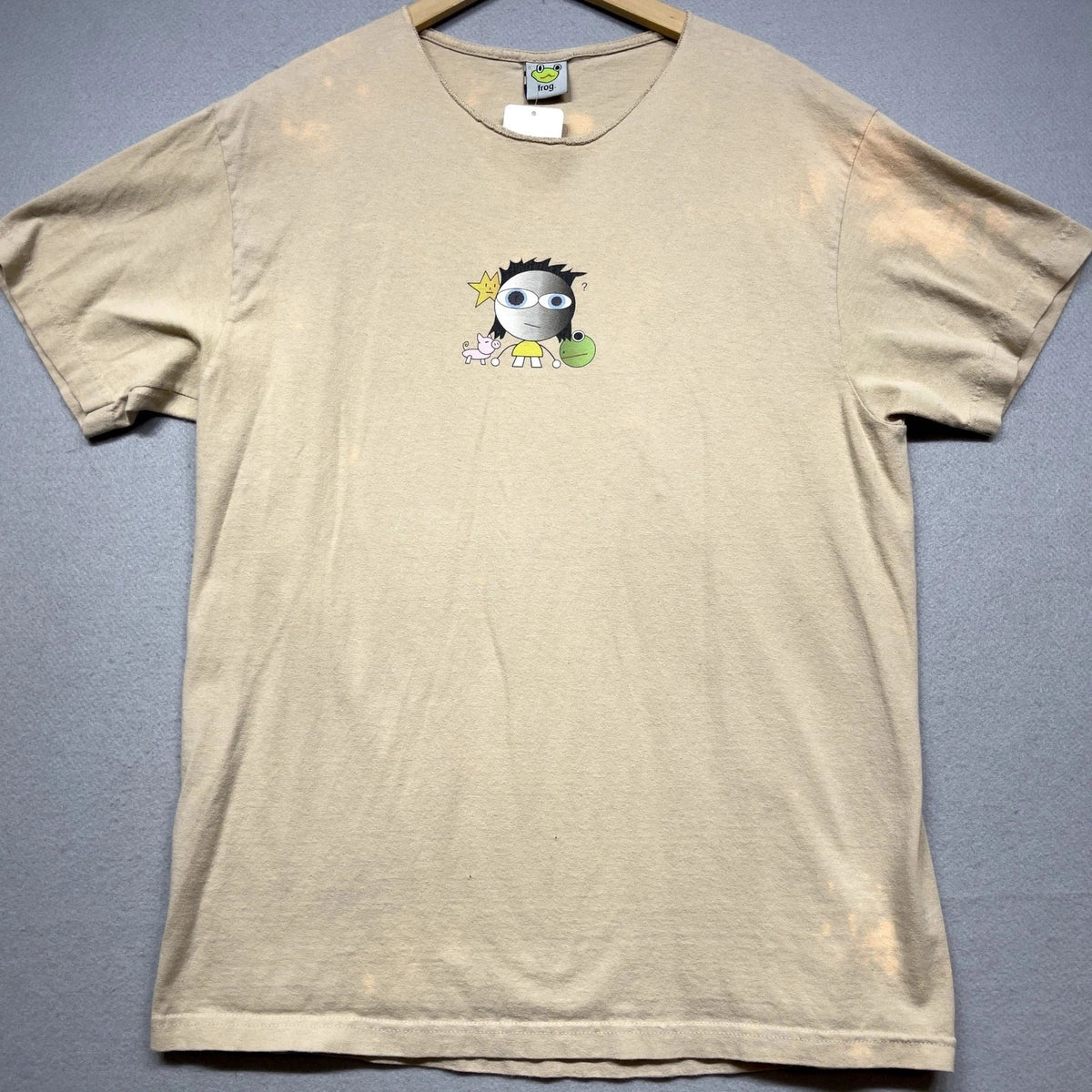 Frog Skateboards Distressed T Shirt Size Large Image 1 of 4