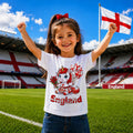 England Fan Cute Unicorn T Shirt, Stadium Supporter Kids Gift