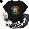 Tree Of Life T-Shirt Celtic Spiritual Nature Pagan Mandala Yoga Gift Graphic Top