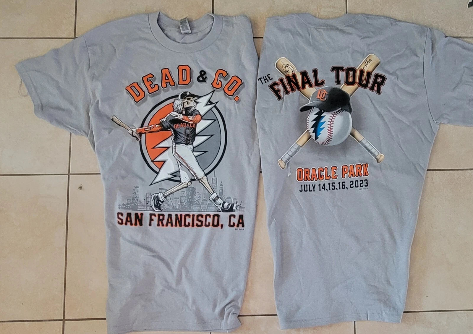 Dead and Company City Shirt Double Extra Large 2XL  2023 San Francisco Brand New