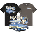 Blue MK3 Ford Capri Personalised T Shirt Add Your Registration Retro Classic