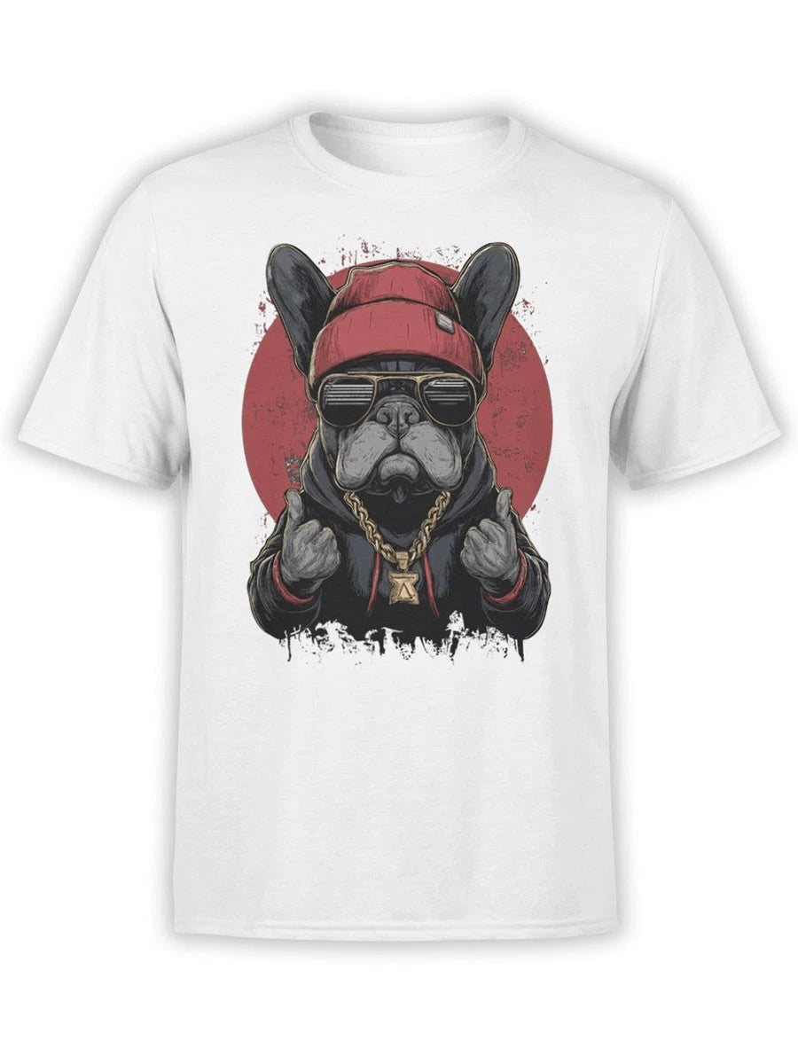 FANTUCCI Boss Paws T-Shirt | Hip Hop Dog Tee for Frenchie Lovers | Unisex