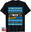 Nice Jewish Mama Hanukkah Menorah Dreidel Matching Family Tee
