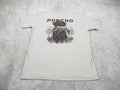 Poncho Outdoors T-Shirt Mens Large L Mans Best Friend Hunting Dog Duck Khaki Tan