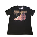 Chemistry Just A Lowkey Chill Dude T-Shirt Raccoon Graphic Funny Black Large NWT