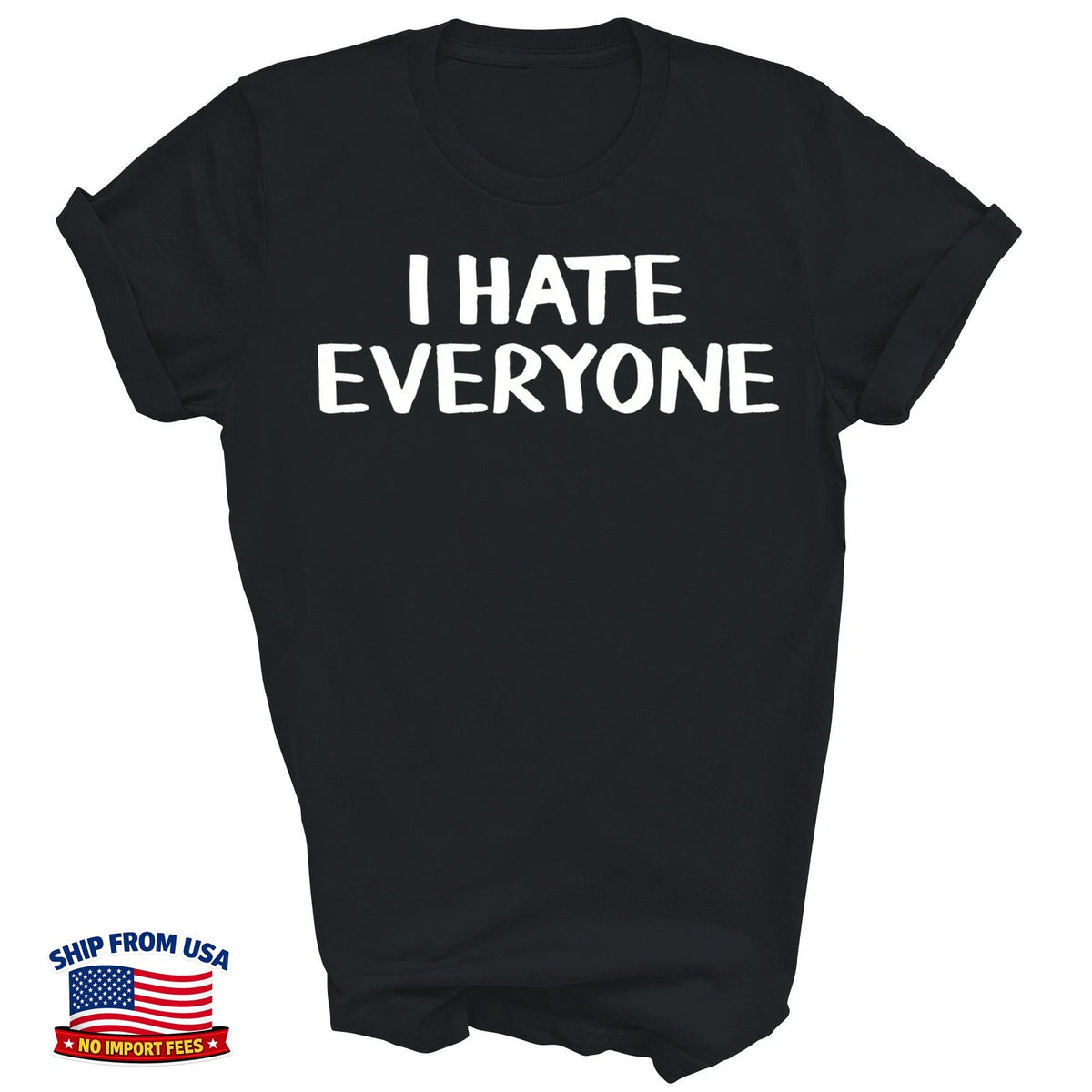 I Hate Everyone Introvert Introverted Unisex Shirt Gift