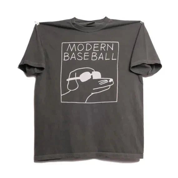 Modern Baseball Band Black Cotton T-Shirt Unisex S 5XL DS755