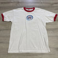 Miller Lite Beer Shirt Summer Fling Promo White Red Ringer Tee Men’s XL