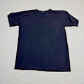 Gemrock Men's Black T-Shirt sz L Short Sleeve Crew Neck Minimalist Dark Academia