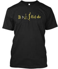 Be Greater Than Average Funny Calculus T B 1 N-1 N T-Shirt Made in USA S to 5XL