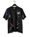 Gallery Dept T-Shirt Black Paint Splatter Logo Hollywood CA Streetwear - XXL