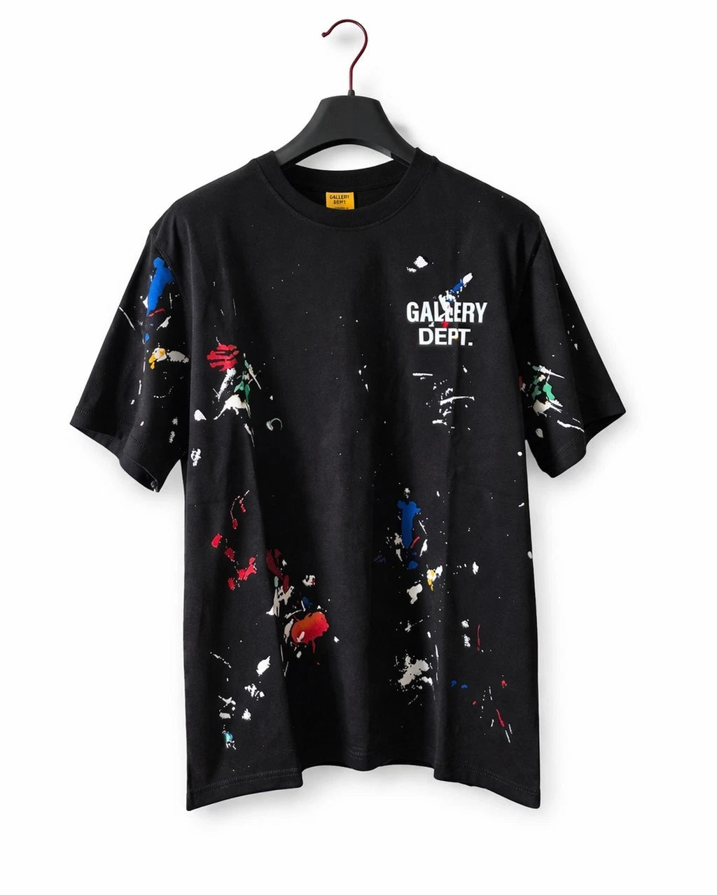 Gallery Dept T-Shirt Black Paint Splatter Logo Hollywood CA Streetwear - XXL